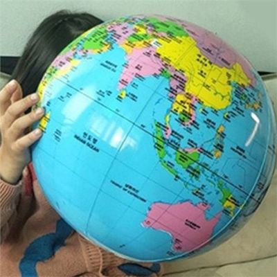 어린이 교육 지구본 아동 교육 지구본 어린이용 학습용 학습지 풍선 유아 장난감 교구 지도 지리(WFPD3K2)