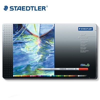 스테들러 전문가용 수채색연필 48색/125M48
