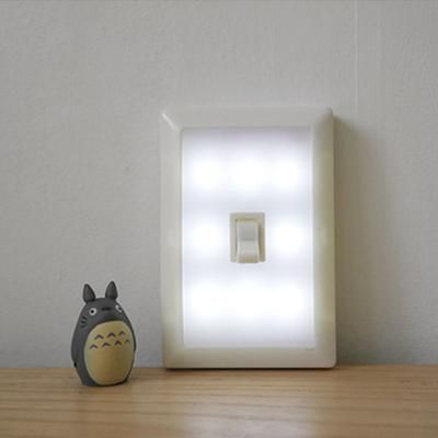 8LED 온오프 스위치 무선 전등 벽면등