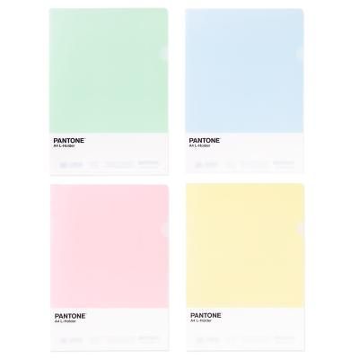 0.2T A4 팬톤 L홀더 엘홀더 이단 L자화일 핑크