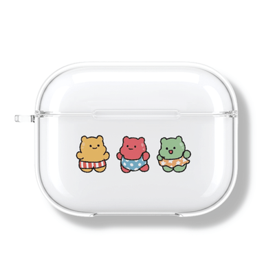 쨀리공장 여행스케치 에어팟프로 투명케이스