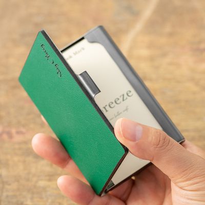 [무료각인]오브리즈 천연소가죽 명함케이스