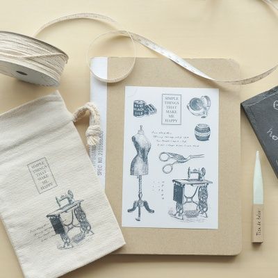 Miccudo 프린팅 스티커 세트 (2. Sewing)