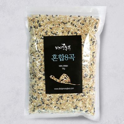 [정직한농부] 100%국내산 웰빙 혼합8곡 1kg