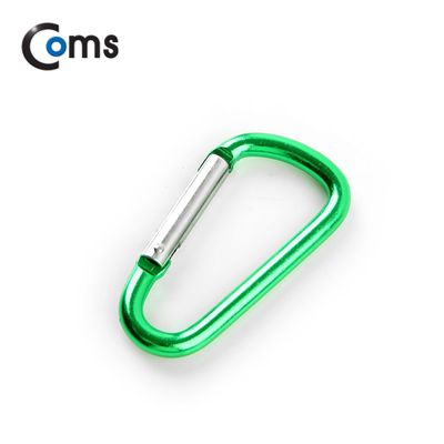 카라비너 D형 스틸 그린 고리(걸이) 캠핑
