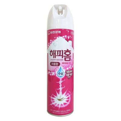 해피홈 자몽향 수성 에어로졸 모기약 500ml(WC6690F)