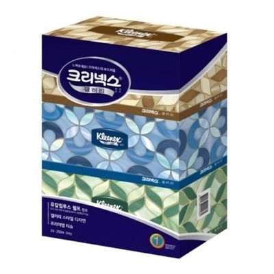 혜명몰 크리넥스 실크소프티 각티슈 250매 3곽1팩 갑티슈 - 팩 (3개입) 차량휴지 차량용티슈 미용각티슈 주(WFPBCFM)