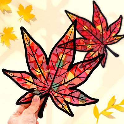 [미술샘] 쉽게 만드는 단풍잎 썬캐쳐