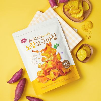 [이더스] 붉은 황토땅에서 자란 노랑 고구마칩 250g