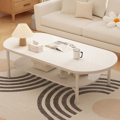 라운딩 2단 거실테이블 좌식테이블