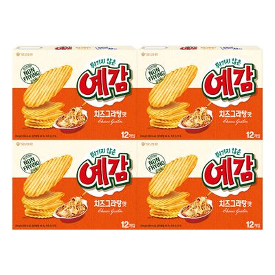 오리온 예감 치즈그라탕맛 204g 4개