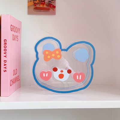 베리베어 귀염뽀짝 아크릴 펜홀더 25종_블루베어