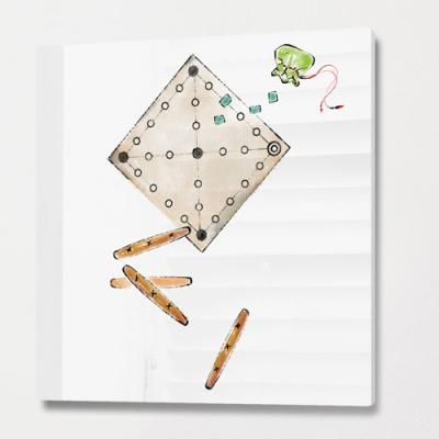 bf640-폼아크릴액자56CmX56Cm_전통윷놀이