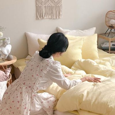 다이아플라워 옆트임 프릴 원피스 앞치마