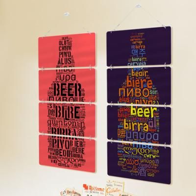 nm331-멀티아크릴액자_세계맥주모음(4단)