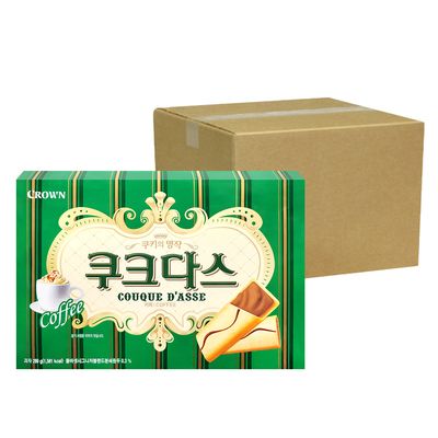 크라운 쿠크다스 커피 289g 10개 (한 박스)