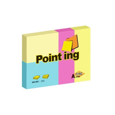 에이원 포인팅 점착메모지 F호 (80매x4패드)(WC94B97)