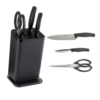 도루코 식도 과도 가위 칼블럭 세트(WFHOC4L)