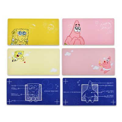 스폰지밥&뚱이 키보드 마우스 대형 장패드