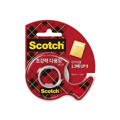 3M 스카치 강력 투명테이프 SH1815D 18MMX15M