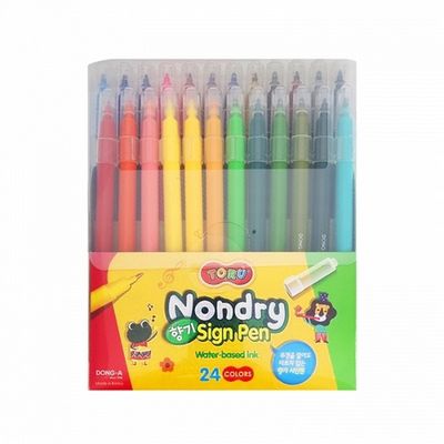 동아 토루 논드라이 향기싸인펜 24색 사인펜