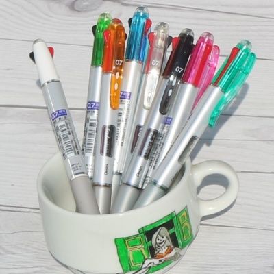 0.7mm 다색볼펜-펜텔 롤리 2색 유성볼펜 BPC27