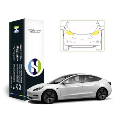 테슬라 모델 3 자동차용품 PPF 필름 헤드라이트 세트