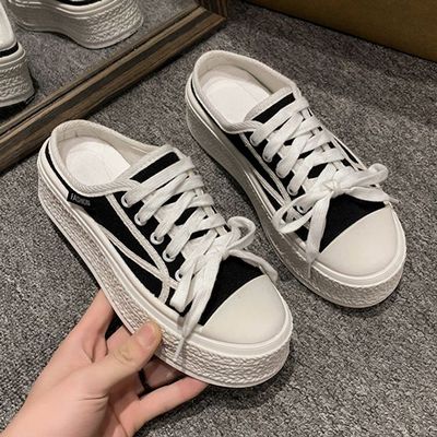 여성 뮬 디자인 키높이 운동화(WFHOG0W)