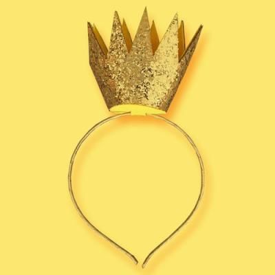 파티퀸 글리터티아라 골드