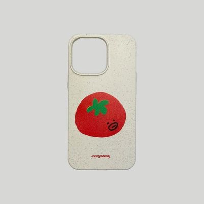 Re: Mustache Red Tomathew Ivory Iphone case  아이