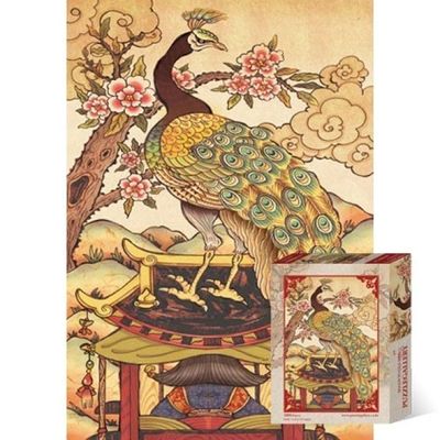 공작새 직소 퍼즐 동양화 풍경 취미 그림 명화 조각퍼즐 1000조각(WFPAOCT)