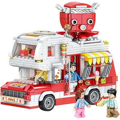 615피스 미니블럭 - 캠핑 푸드 트럭