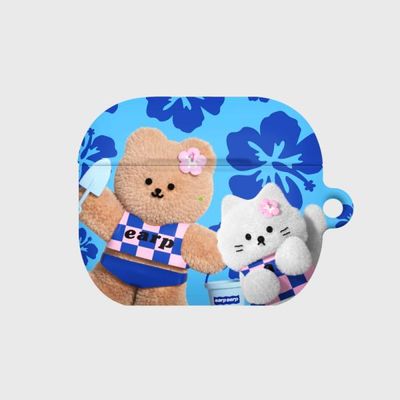 ALOHA COVY AND CHICHI-BLUE(에어팟3-하드)