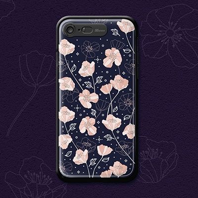 iPhone7,8,se2/3  - NIGHT POPPY LIGHTING CASE