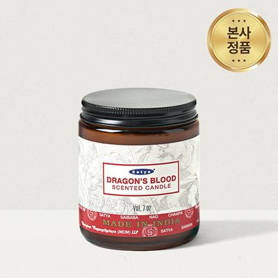 사티아 드래곤블러드 향 아로마 캔들 7oz 향초