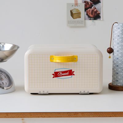 레트로 철제 브레드박스 영양제보관함