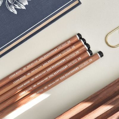 프리미엄 시더 우드 연필 2B 각인 12자루 1다스 CP306