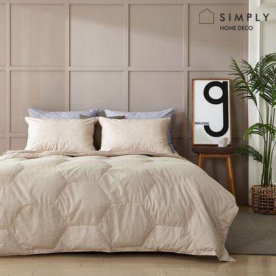 심플리홈 보스톤 호주산 양모이불 베이지 (가방 포함)