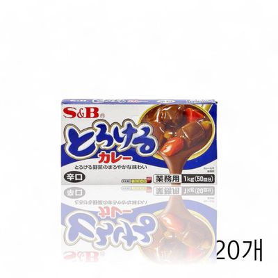 WL 에스엔비 도로케루카레 매운맛 1Kg X 20개 일본커리 고형카레 고체카레 일본카레(WFLRCD3)