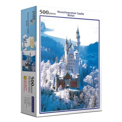 직소퍼즐 풍경 겨울의 슈반스타인성 500피스 PL674