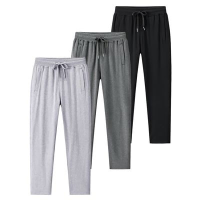 남성 오버사이즈 일자 캐주얼 트레이닝 바지 팬츠