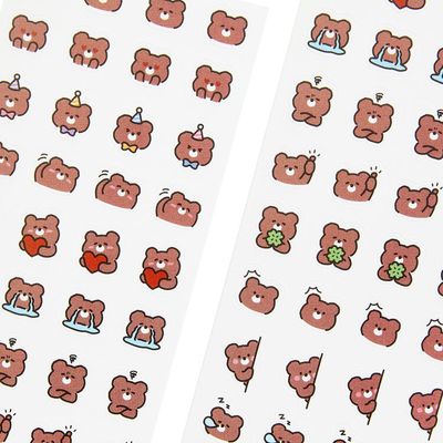 아트박스 오늘의곰돌씨 씰스티커