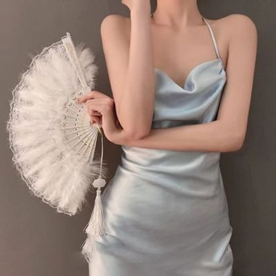 부채 손부채 일본식 공연 접이식 예쁜(WFJ3P8H)