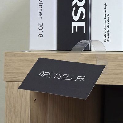 네임택 투명 와블러 이름표 고급형 개인화 명찰 보관용품(WFJ64CT)