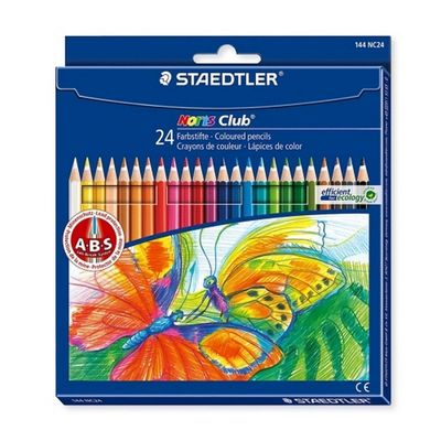 노리스 클럽 색연필 24색 144 NC24 종이케이스