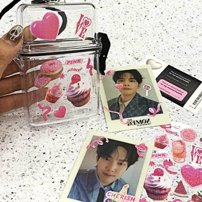 투명 포토카드 보관함 포토카드수납케이스(WEE28BA)
