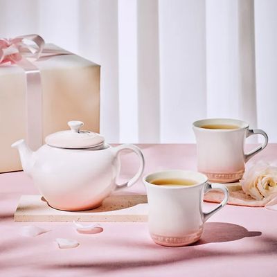 르쿠르제 티팟 세트 머랭/쉘핑크 (랜덤)