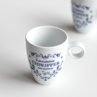 마메종 블루로즈 링 머그 220ml 1p
