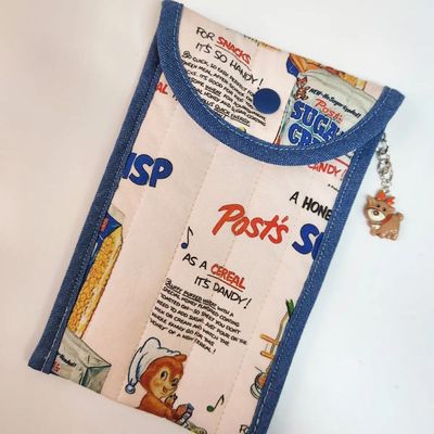 슈가베어 패브릭 필기도구 펜 현금 지갑 파우치 