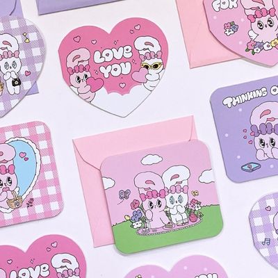 에스더버니 메세지 카드